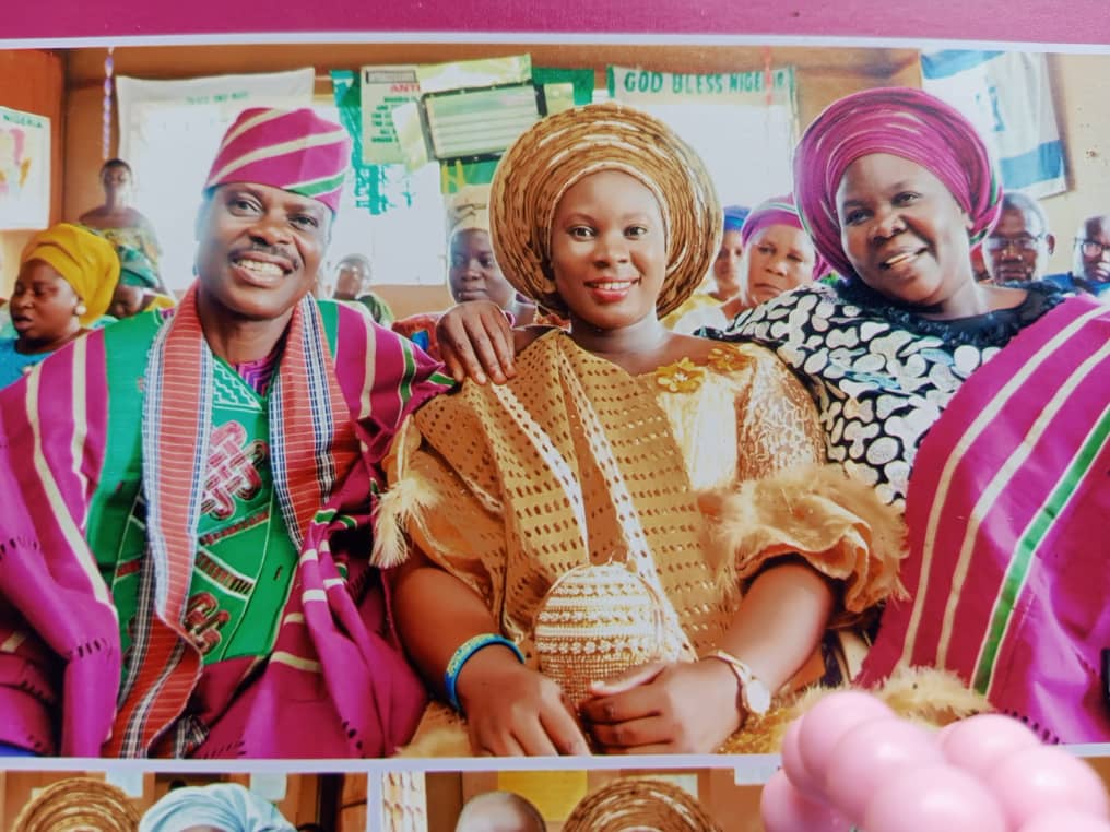 Daddy at Jumoke's wedding. Jumoke is pastor Adebayo Babalola first daughter